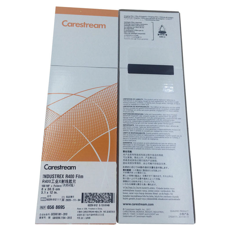 Carestream AA400 NDT Röntgenfilm MX125 für die industrielle Fehlererkennung 14x17in 35X43CM